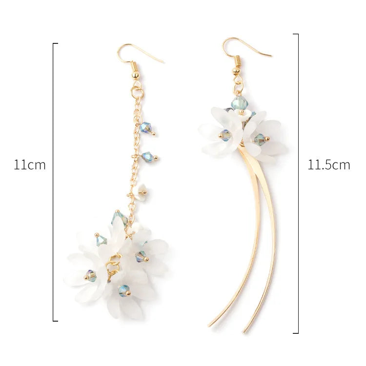 White Acrylic Flower Drops