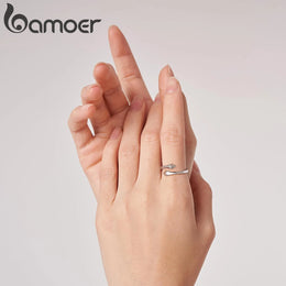 Sterling Silver Hug Ring