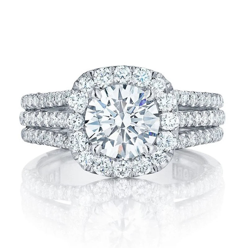 Cubic Zirconia Engagement Ring
