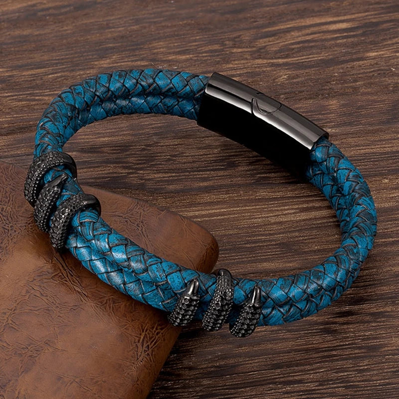Dragon Claw Leather Bracelet