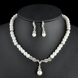 Romantic Pearl Bridal Set