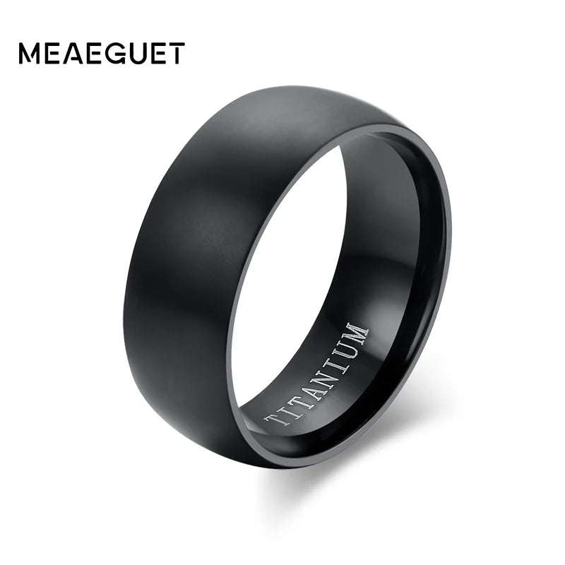 Matte Titanium Wedding Ring