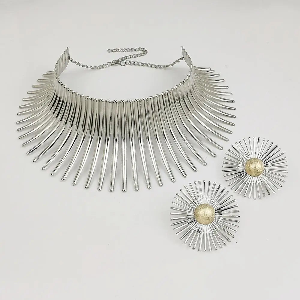 African Torque Jewelry Set