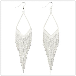 Water Drop Fringe Earrings