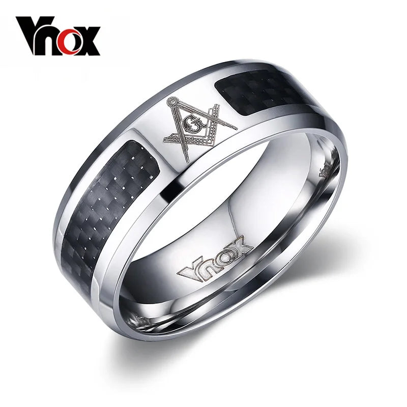 Masonic Carbon Fiber Ring