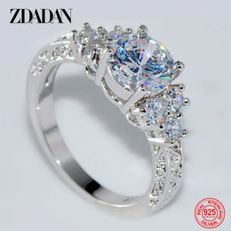 Eight Millimeter Zircon Ring