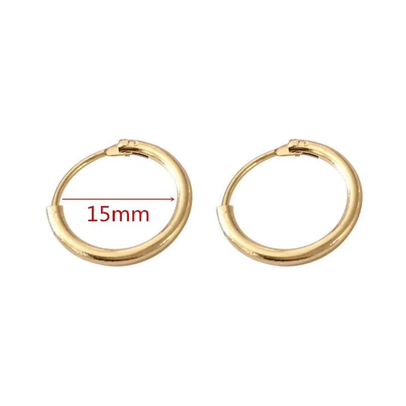 Oversized Smooth Circle Hoops