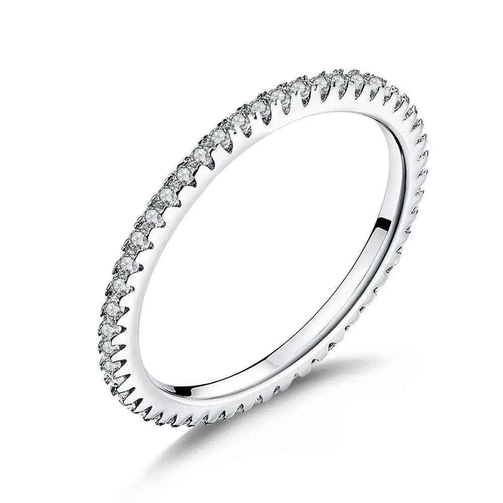 Pink Zircon Stackable Ring