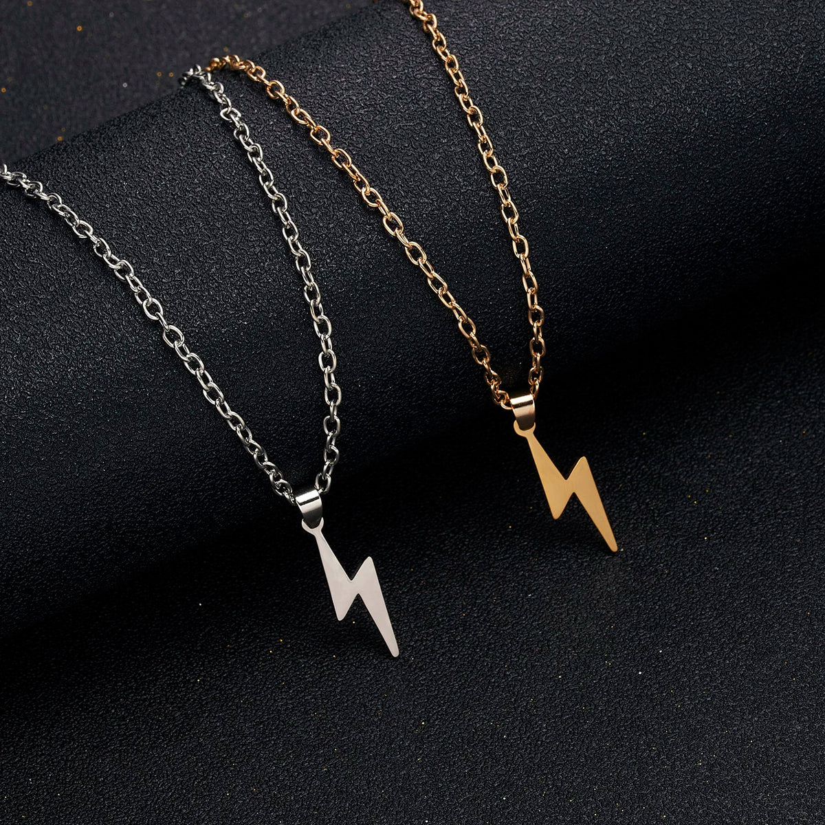 Lightning Stainless Steel Necklace