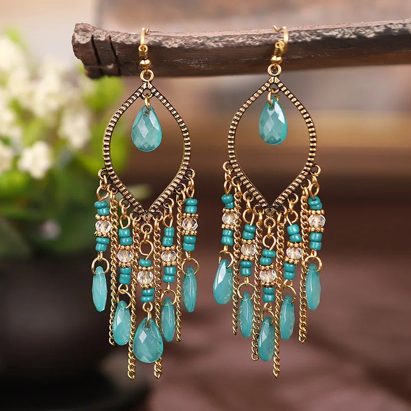 Bohemian Water Drop Tassels