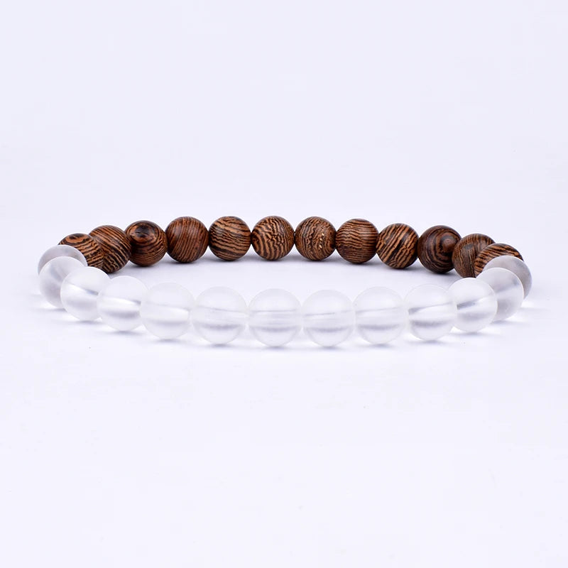 Volcanic Buddha Bead Bracelet