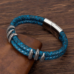 Dragon Claw Leather Bracelet