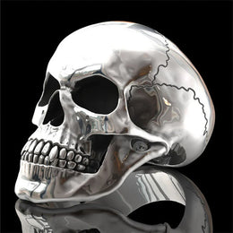 Gothic Skull Biker Ring