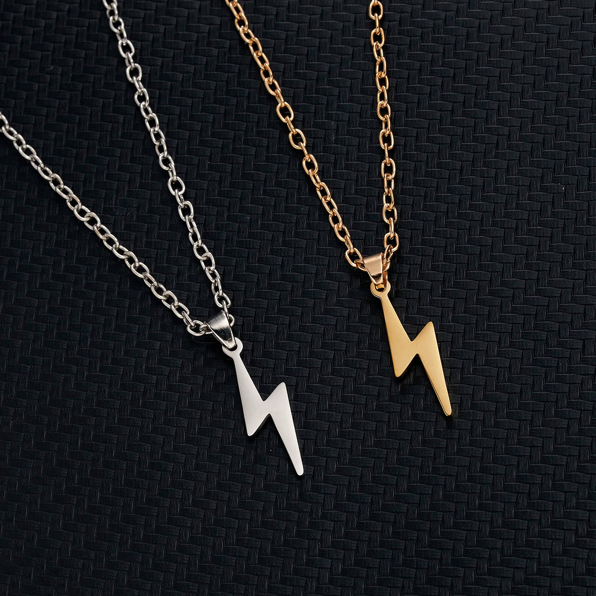 Lightning Stainless Steel Necklace