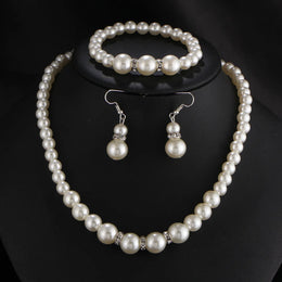 Romantic Pearl Bridal Set