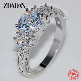 Eight Millimeter Zircon Ring