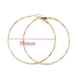 Oversized Smooth Circle Hoops