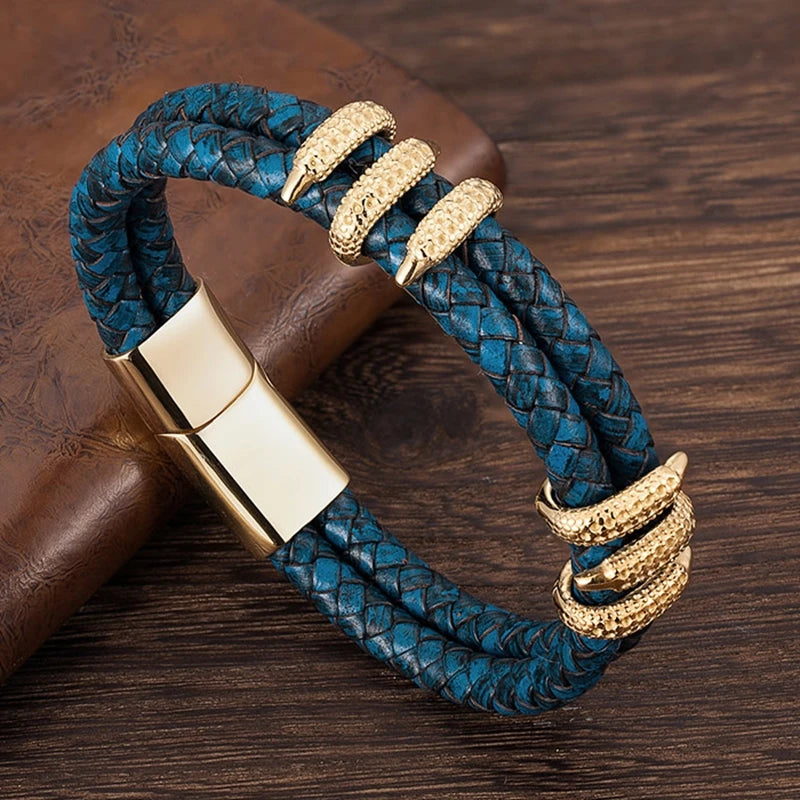 Dragon Claw Leather Bracelet