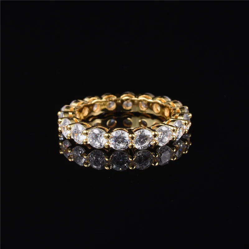 Sterling Zircon Eternity Ring