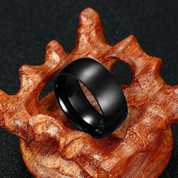 Matte Titanium Wedding Ring