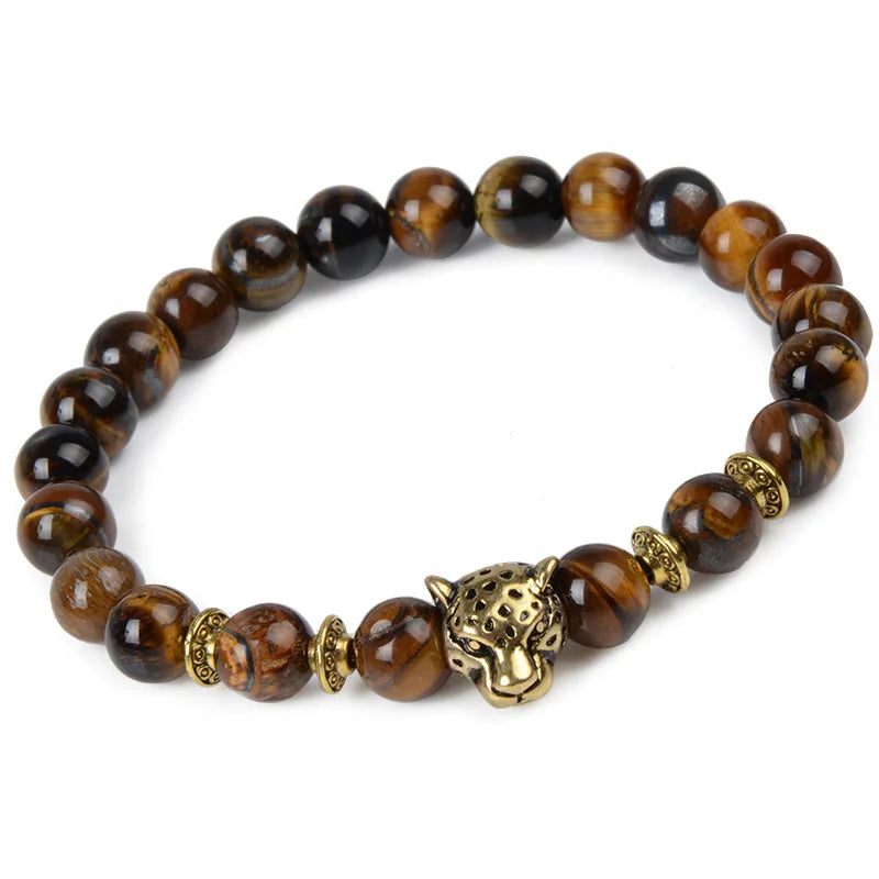 Tiger Eye Charm Bracelet
