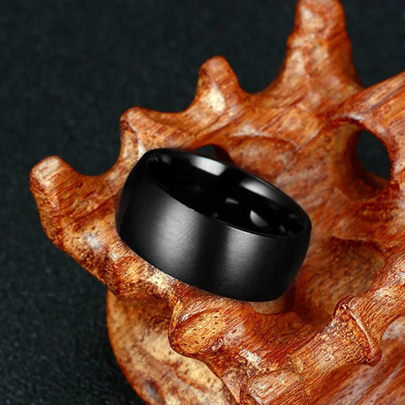 Matte Titanium Wedding Ring
