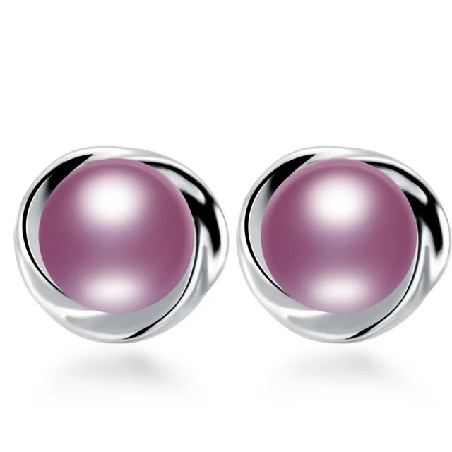 Freshwater Pearl Silver Earrings