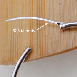Classic Sterling Circle Hoops