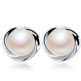 Freshwater Pearl Silver Earrings