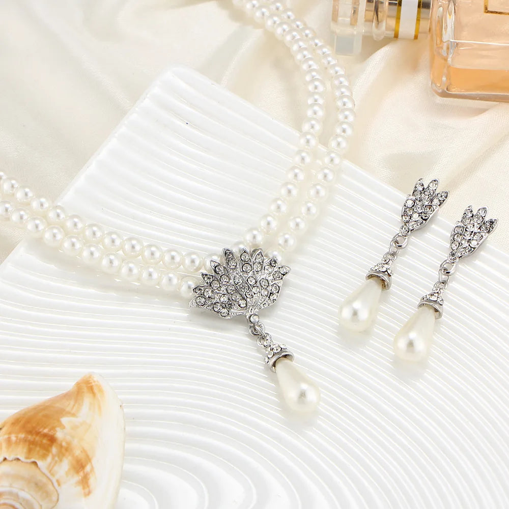 Romantic Pearl Bridal Set