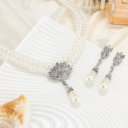 Romantic Pearl Bridal Set