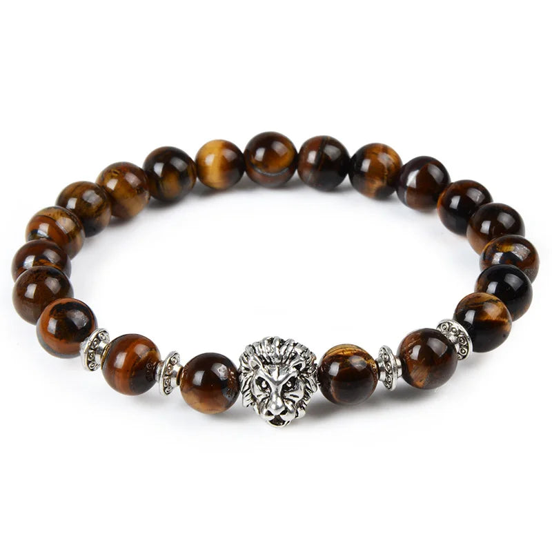 Tiger Eye Charm Bracelet
