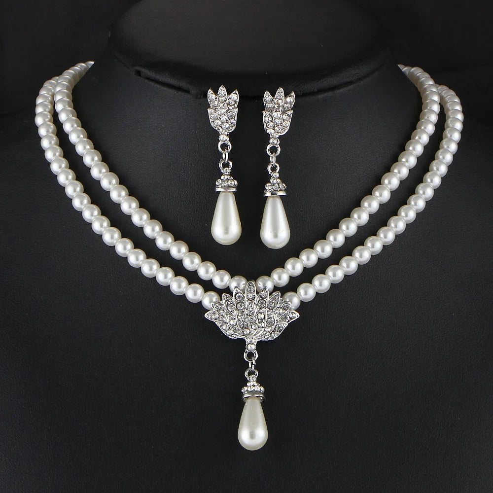 Romantic Pearl Bridal Set