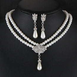Romantic Pearl Bridal Set