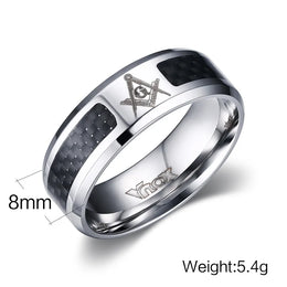 Masonic Carbon Fiber Ring