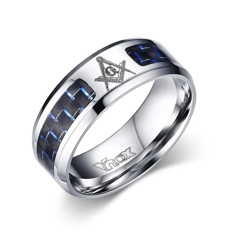 Masonic Carbon Fiber Ring