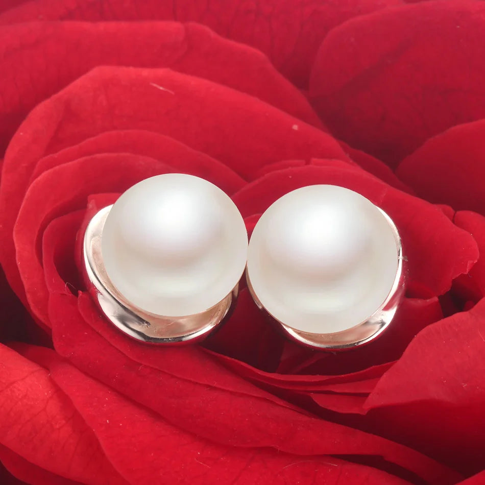 Freshwater Pearl Silver Earrings