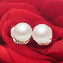 Freshwater Pearl Silver Earrings