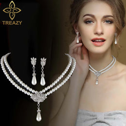 Romantic Pearl Bridal Set
