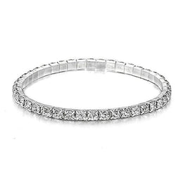 Crystal Elastic Gold Bracelet