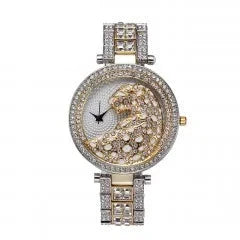 MISSFOX Crystal Leopard Watch