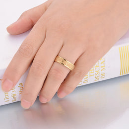 Roman Numeral Steel Ring