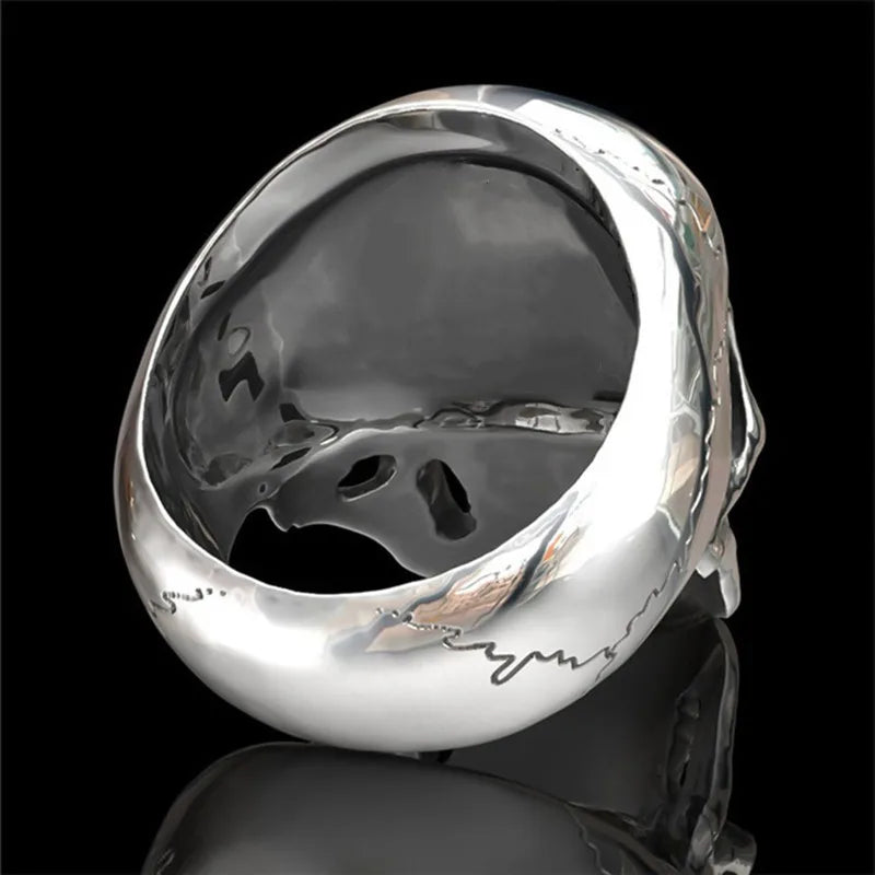 Gothic Skull Biker Ring