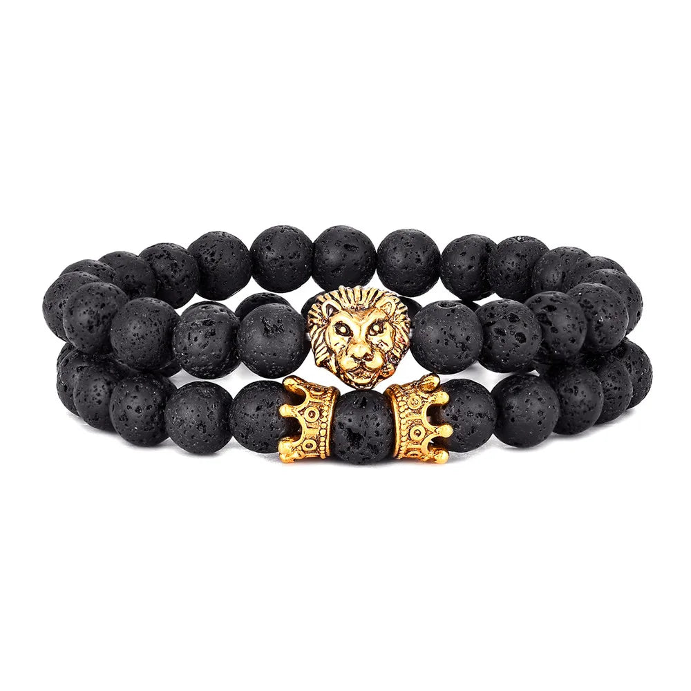 Lion Crown Bead Bracelets