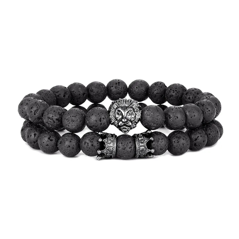 Lion Crown Bead Bracelets