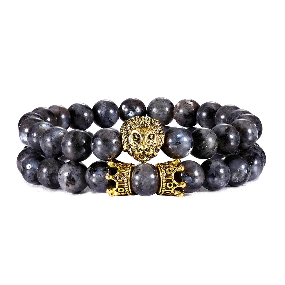 Lion Crown Bead Bracelets