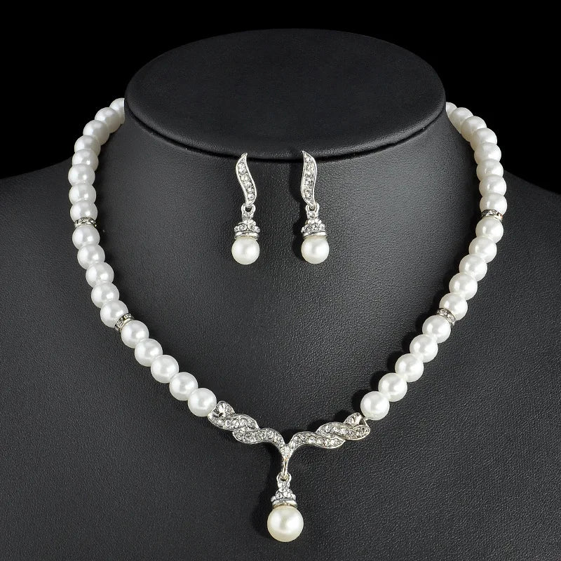 Romantic Pearl Bridal Set