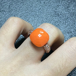 Pink Crystal Candy Ring