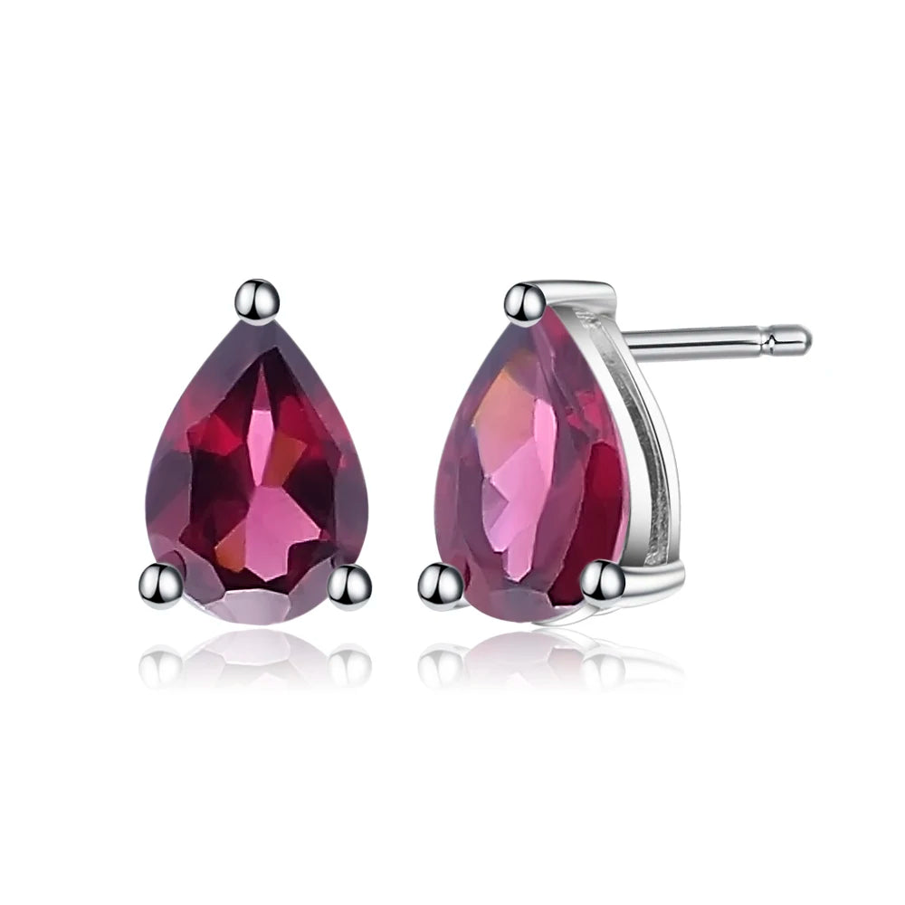 Swiss Blue Topaz Studs