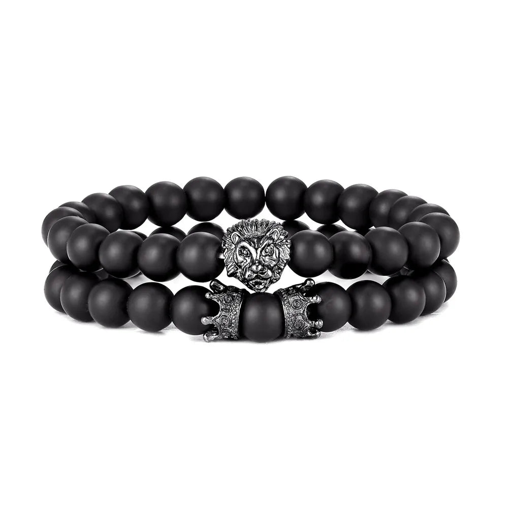 Lion Crown Bead Bracelets